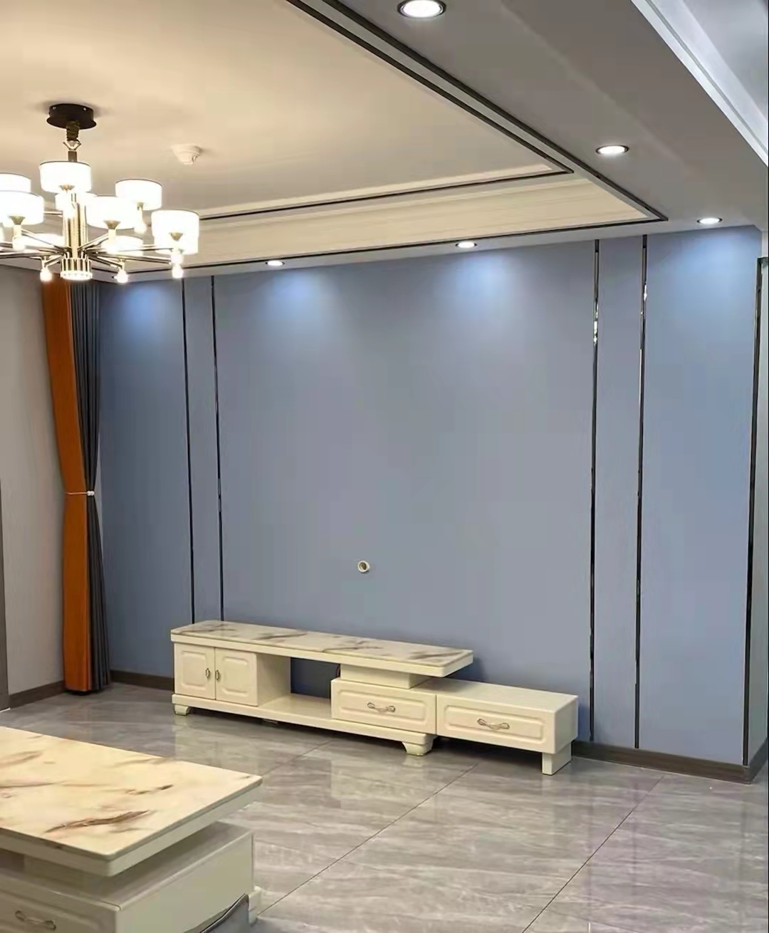 簡約時尚燕郊裝修電視墻